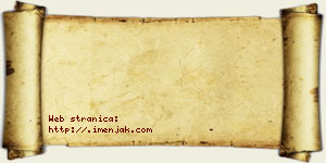 Danijela Avakumović vizit kartica